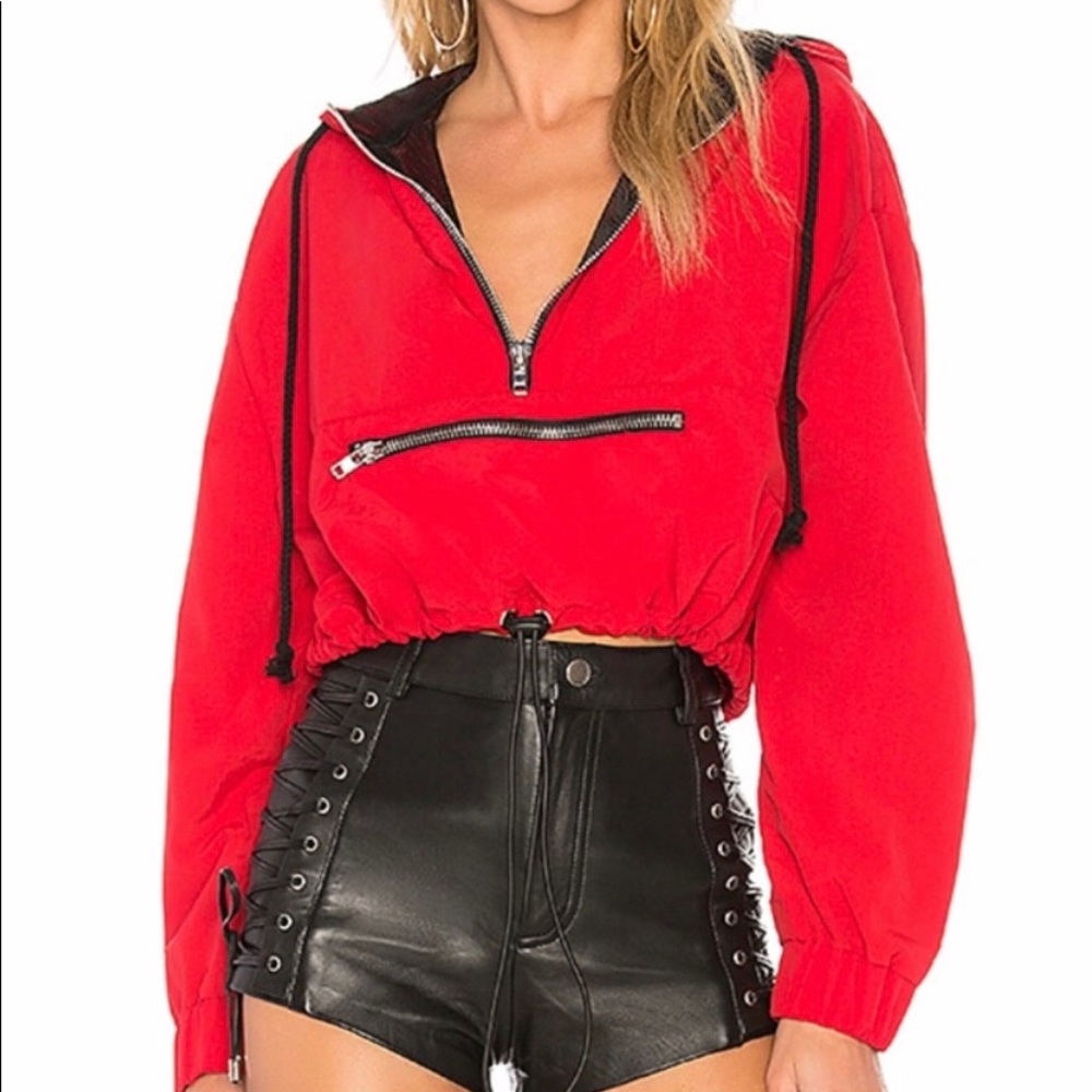 Danielle Guizio Zipper Pocket Hoodie XS